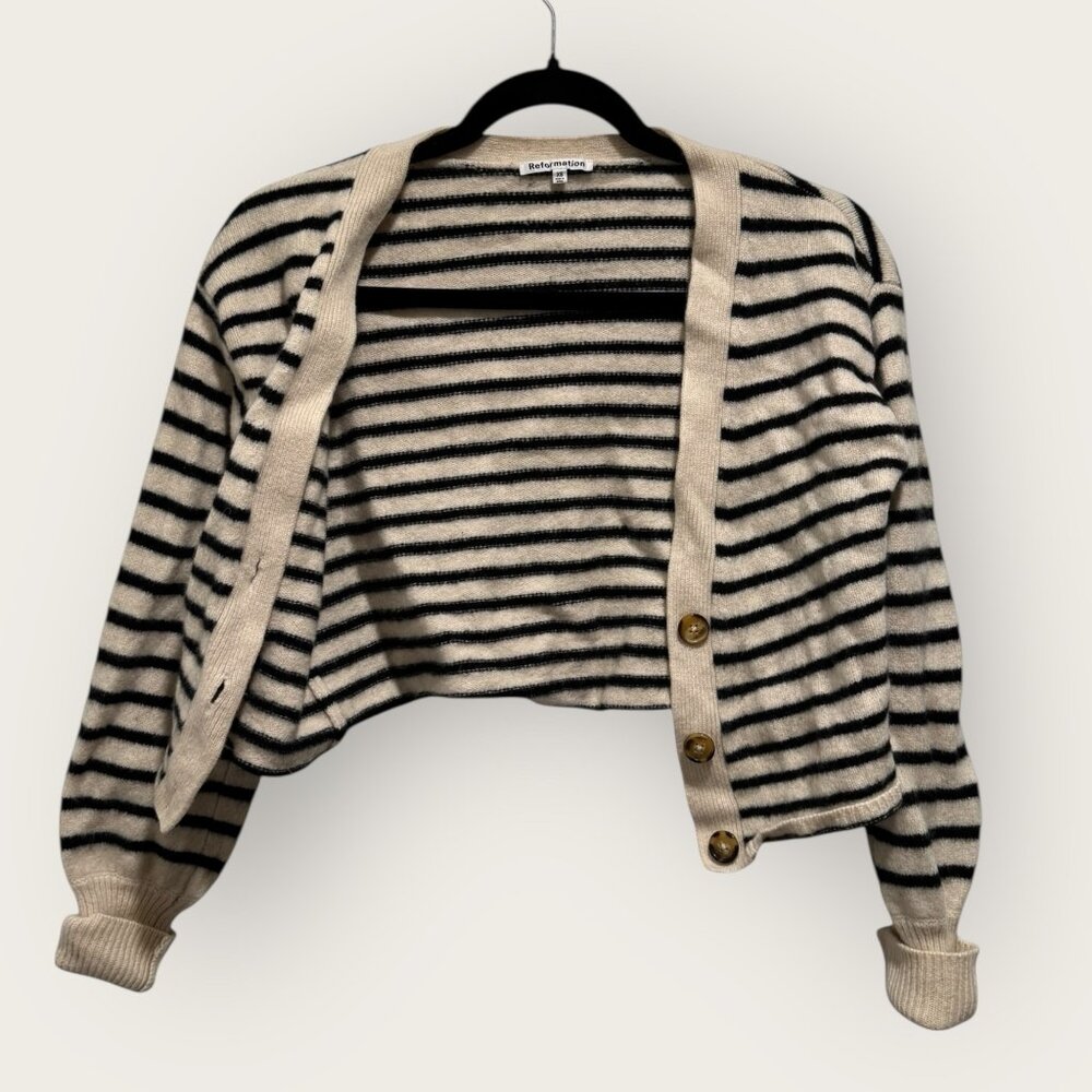 Reformation Varenne Cashmere Tank & Cardigan Set - Gently Used, Good Condition - Picture 2 of 6